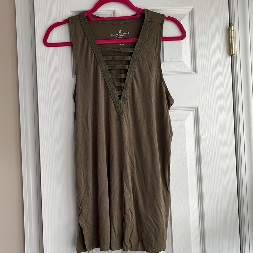 American Eagle V Neck Tank
